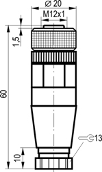 Габариты CS S254-3